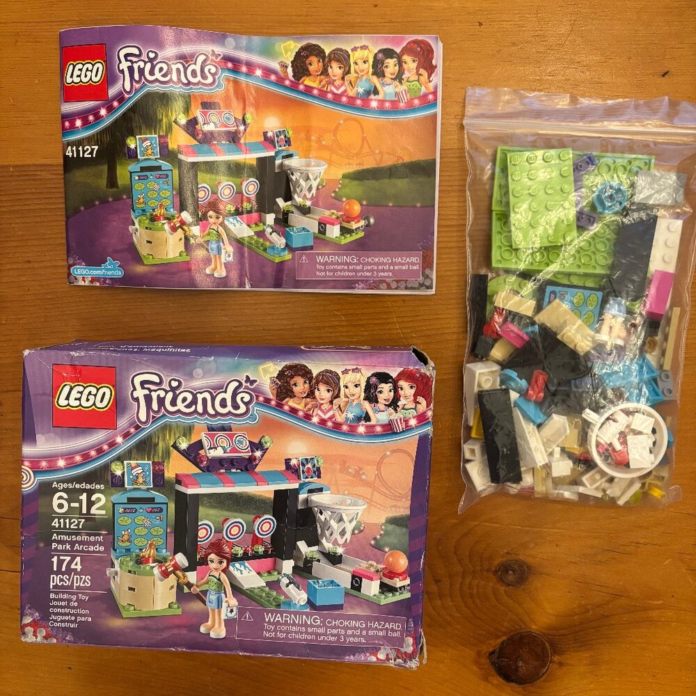 Vintage Lego Friends Amusement Park Arcade (41127)